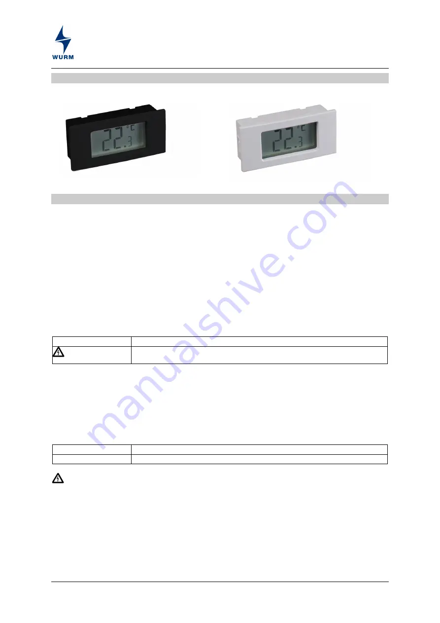 WURM DSP-LCD Manual Download Page 1