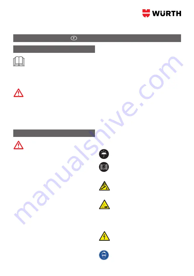 Würth 0510 955 800 Operation Manual Download Page 17