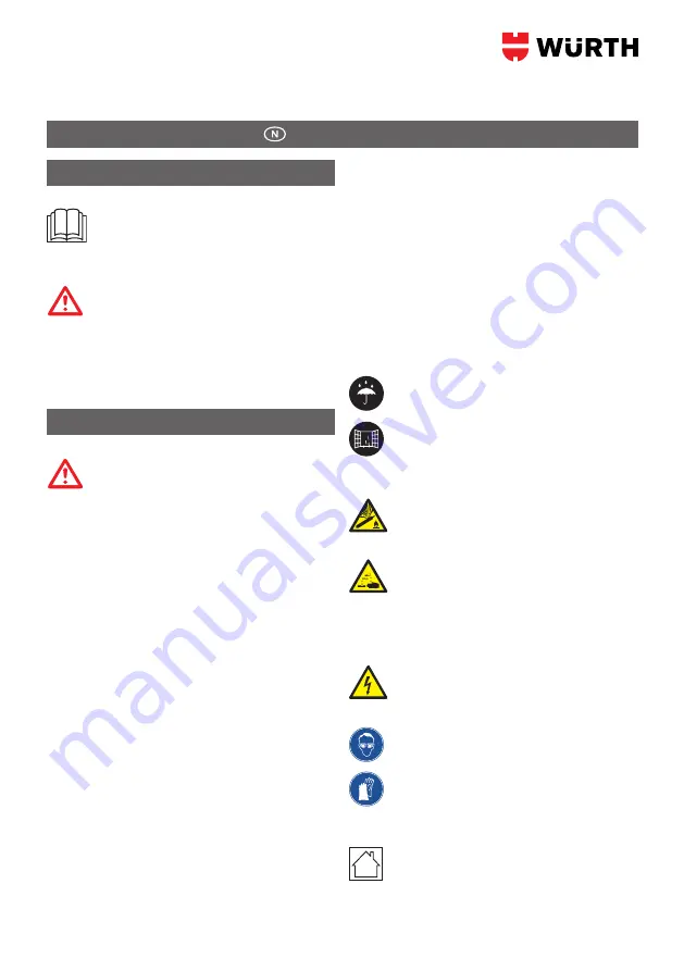 Würth 0510 955 800 Operation Manual Download Page 37