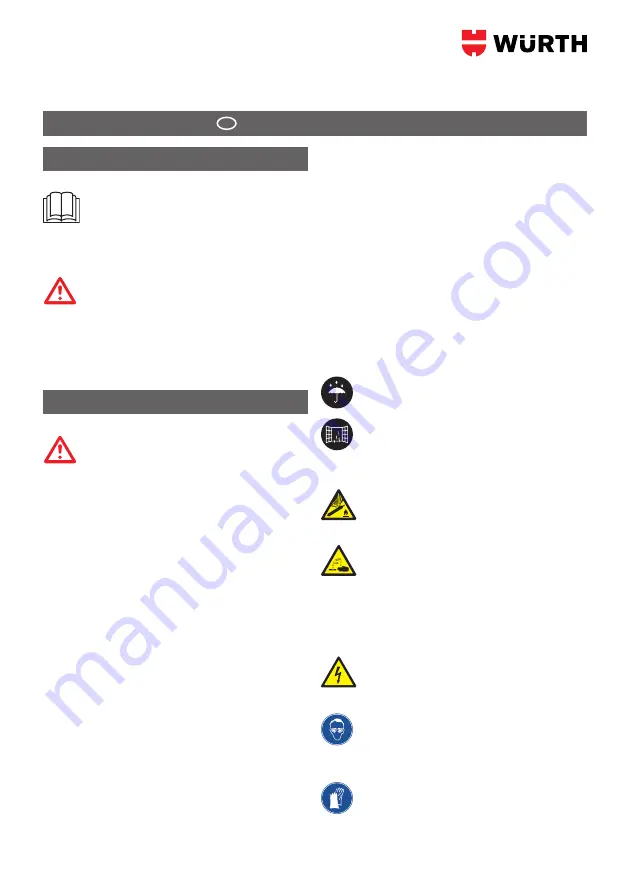 Würth 0510 955 800 Operation Manual Download Page 89