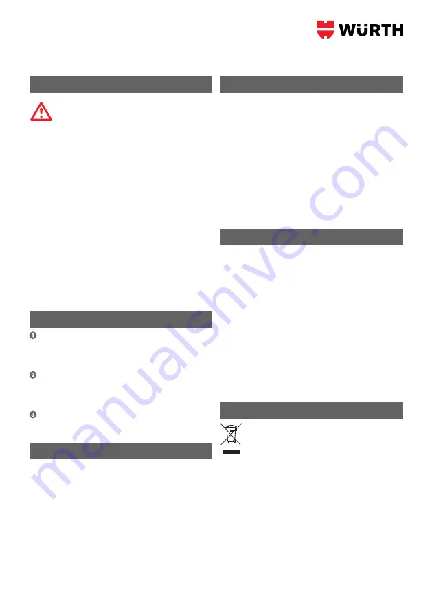 Würth 0510955800 Скачать руководство пользователя страница 51