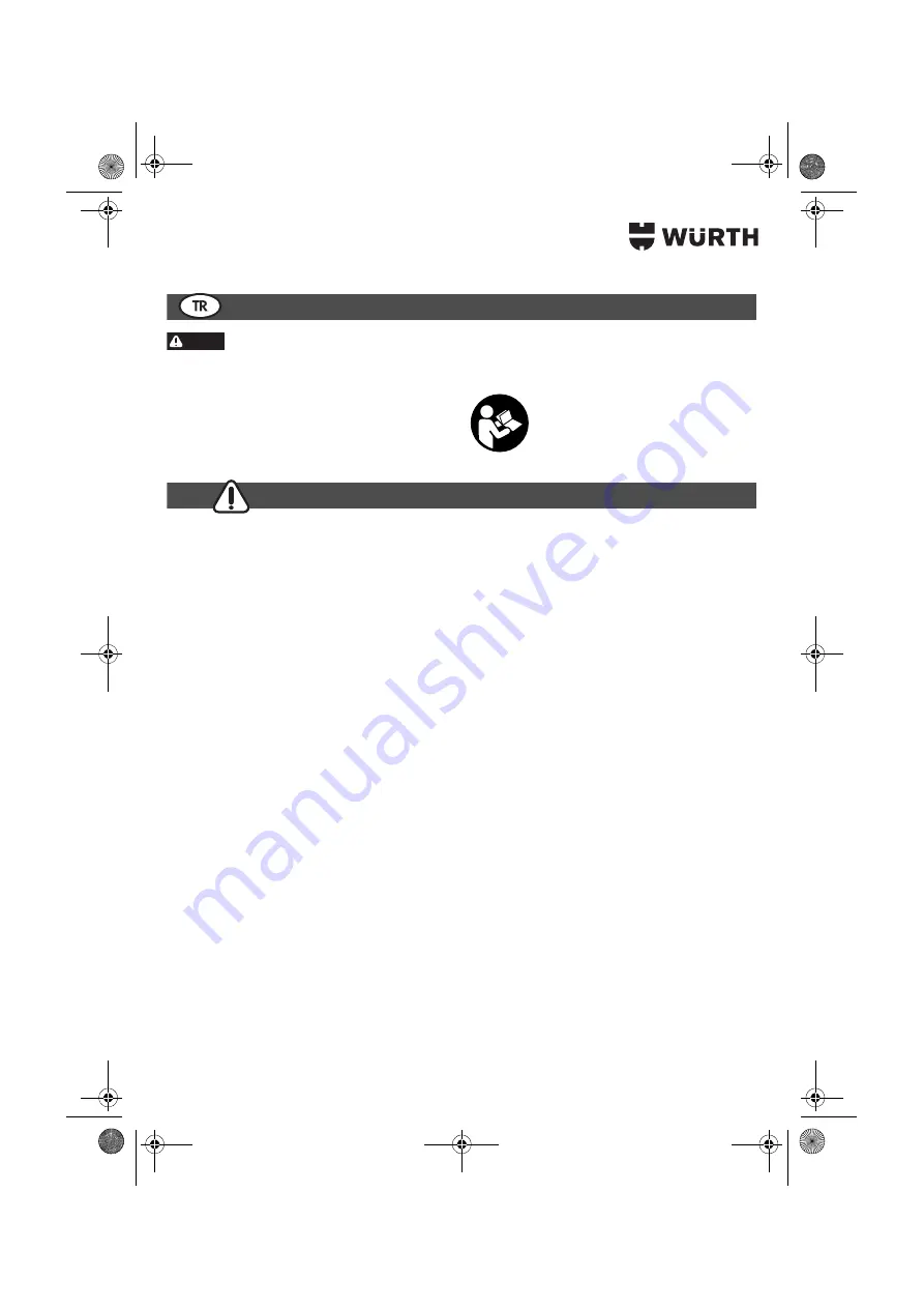 Würth 0700 622 X Translation Of The Original Operating Instructions Download Page 87