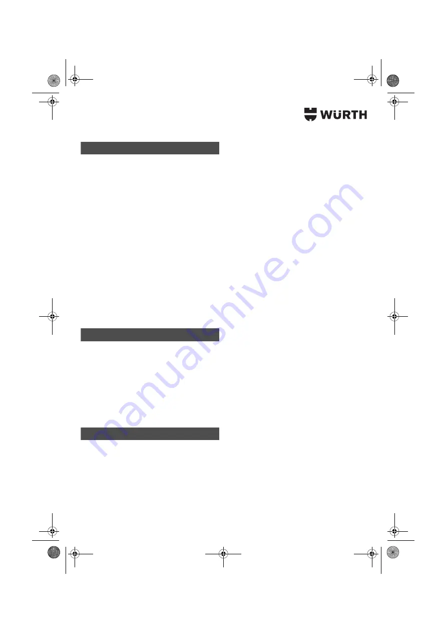 Würth 0700 622 X Скачать руководство пользователя страница 97