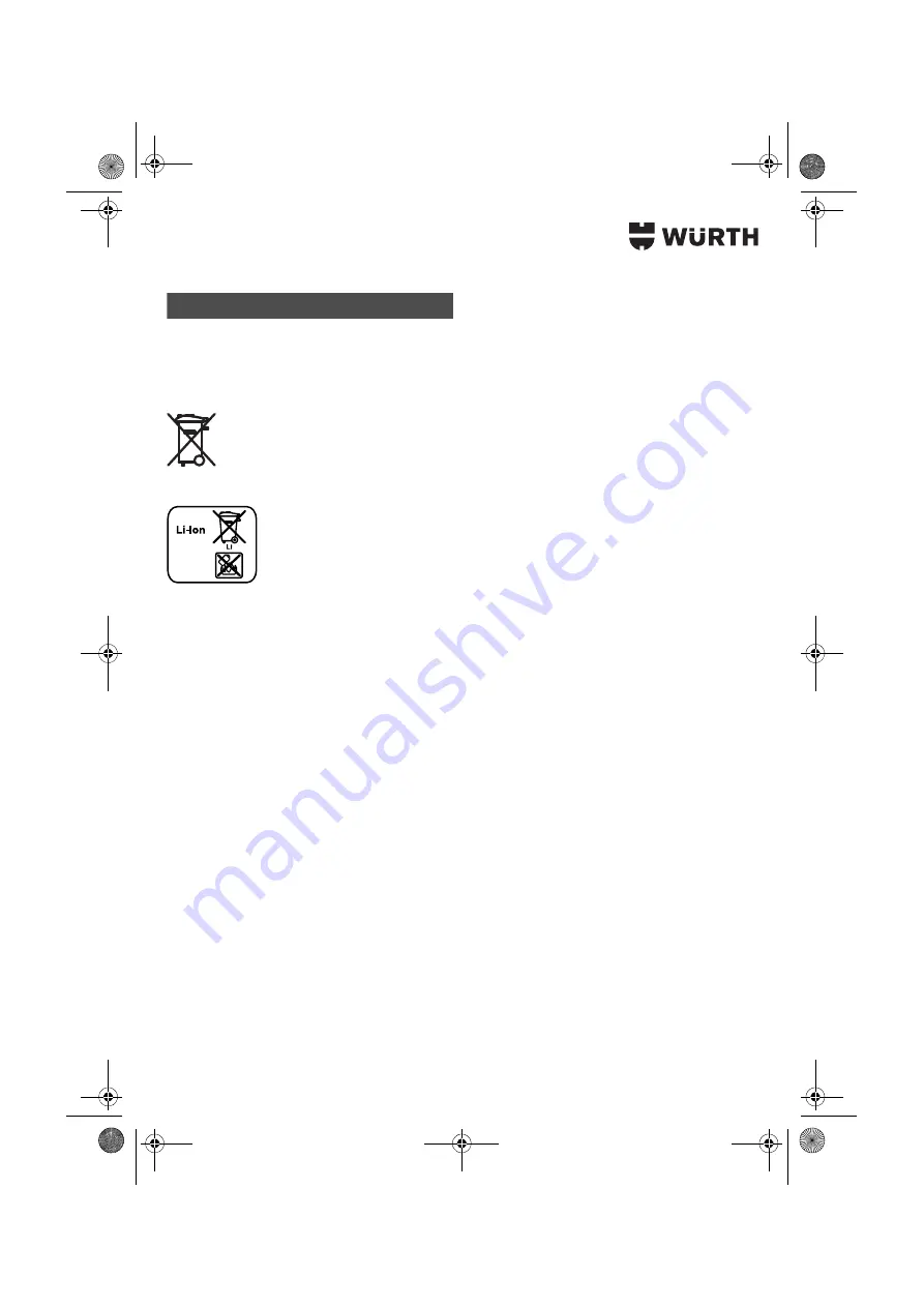 Würth 0700 622 X Translation Of The Original Operating Instructions Download Page 135