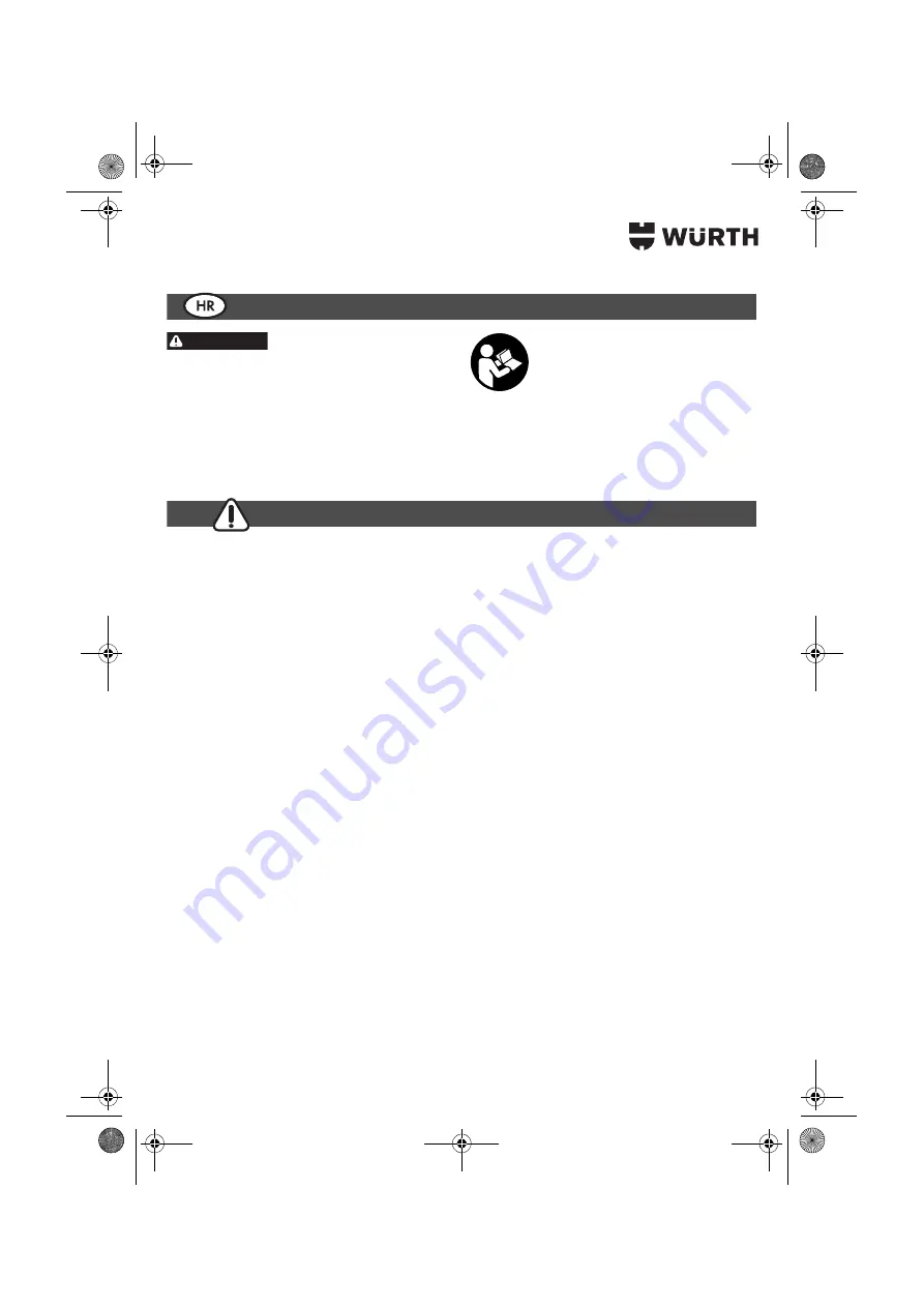 Würth 0700 622 X Translation Of The Original Operating Instructions Download Page 179