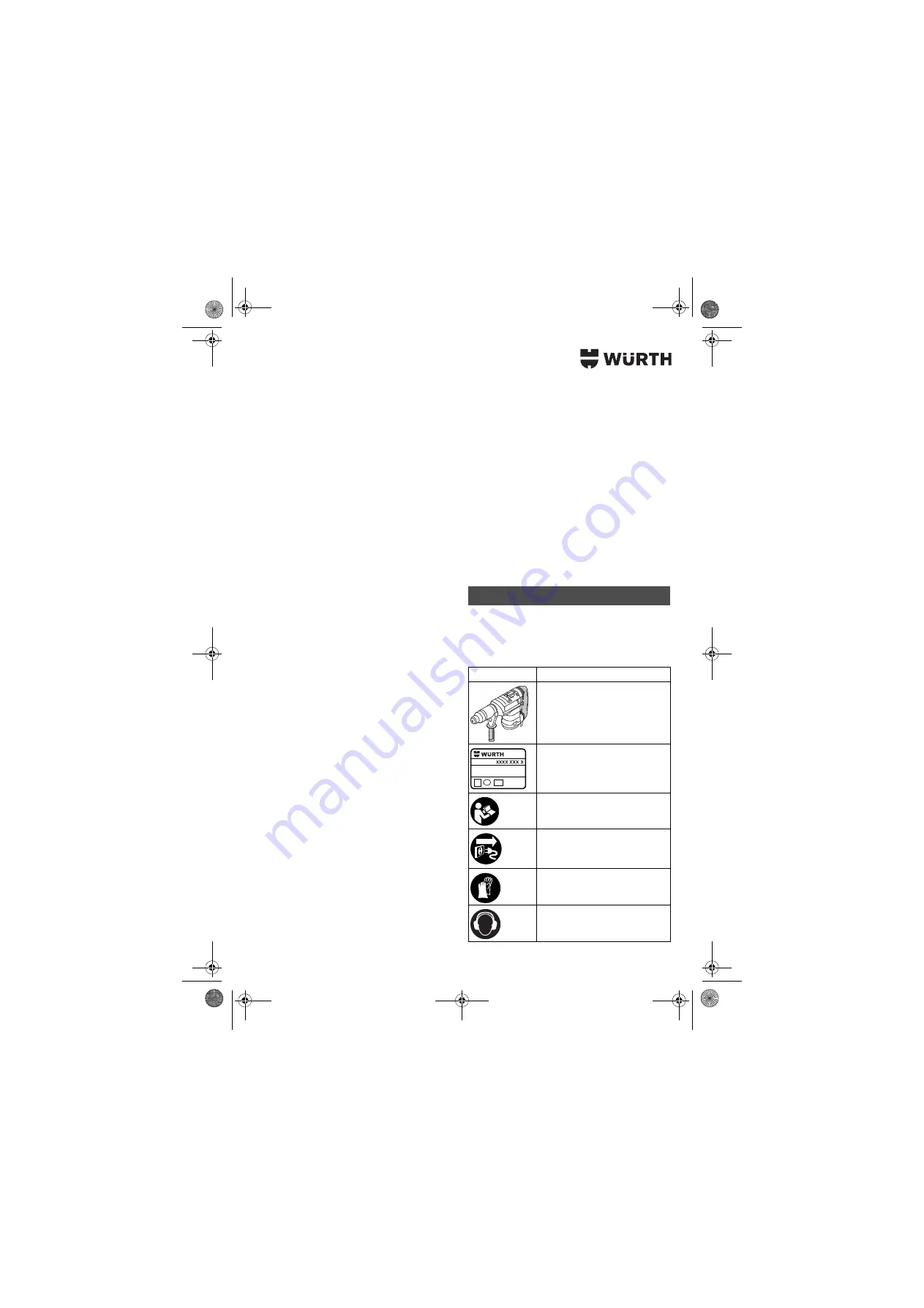 Würth 0702 557 X Скачать руководство пользователя страница 39