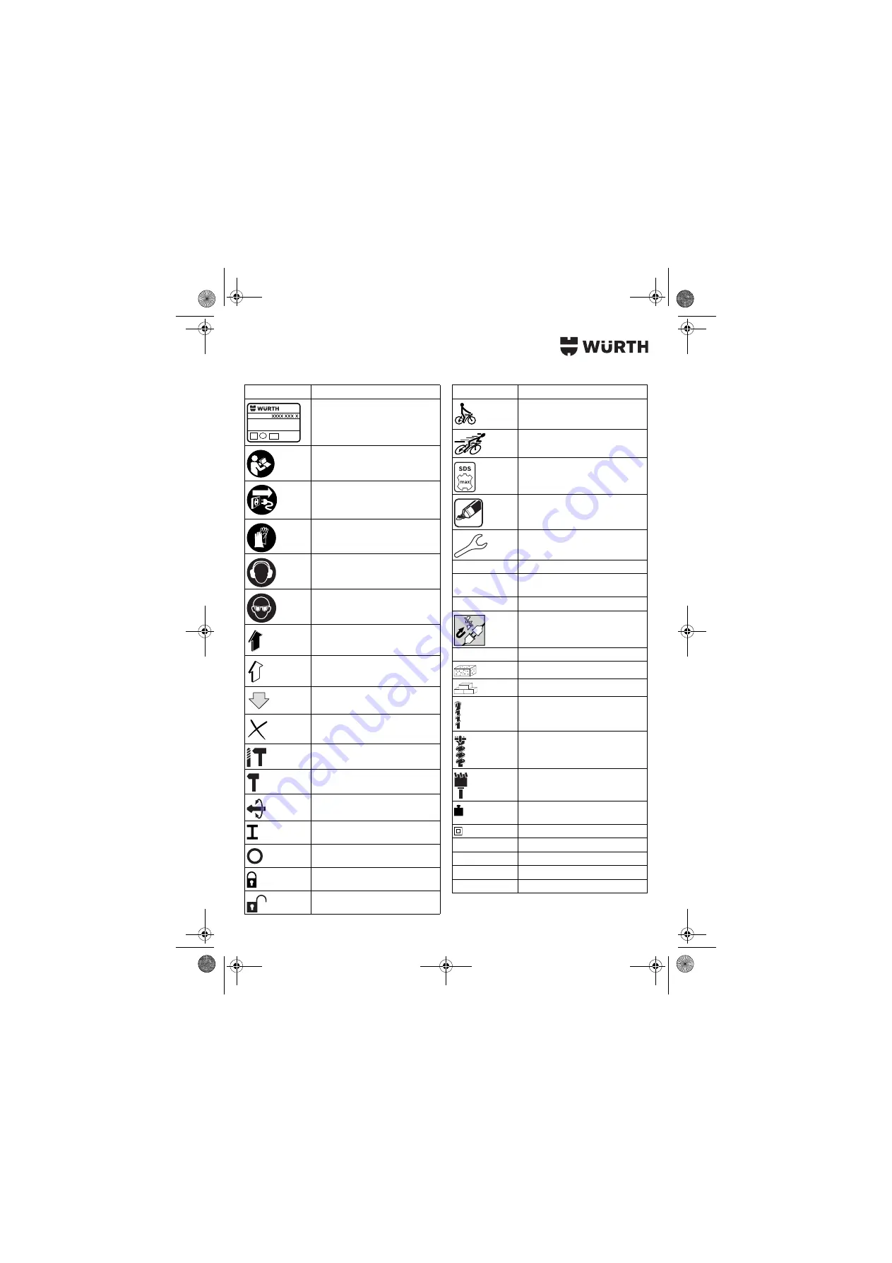 Würth 0702 557 X Скачать руководство пользователя страница 78