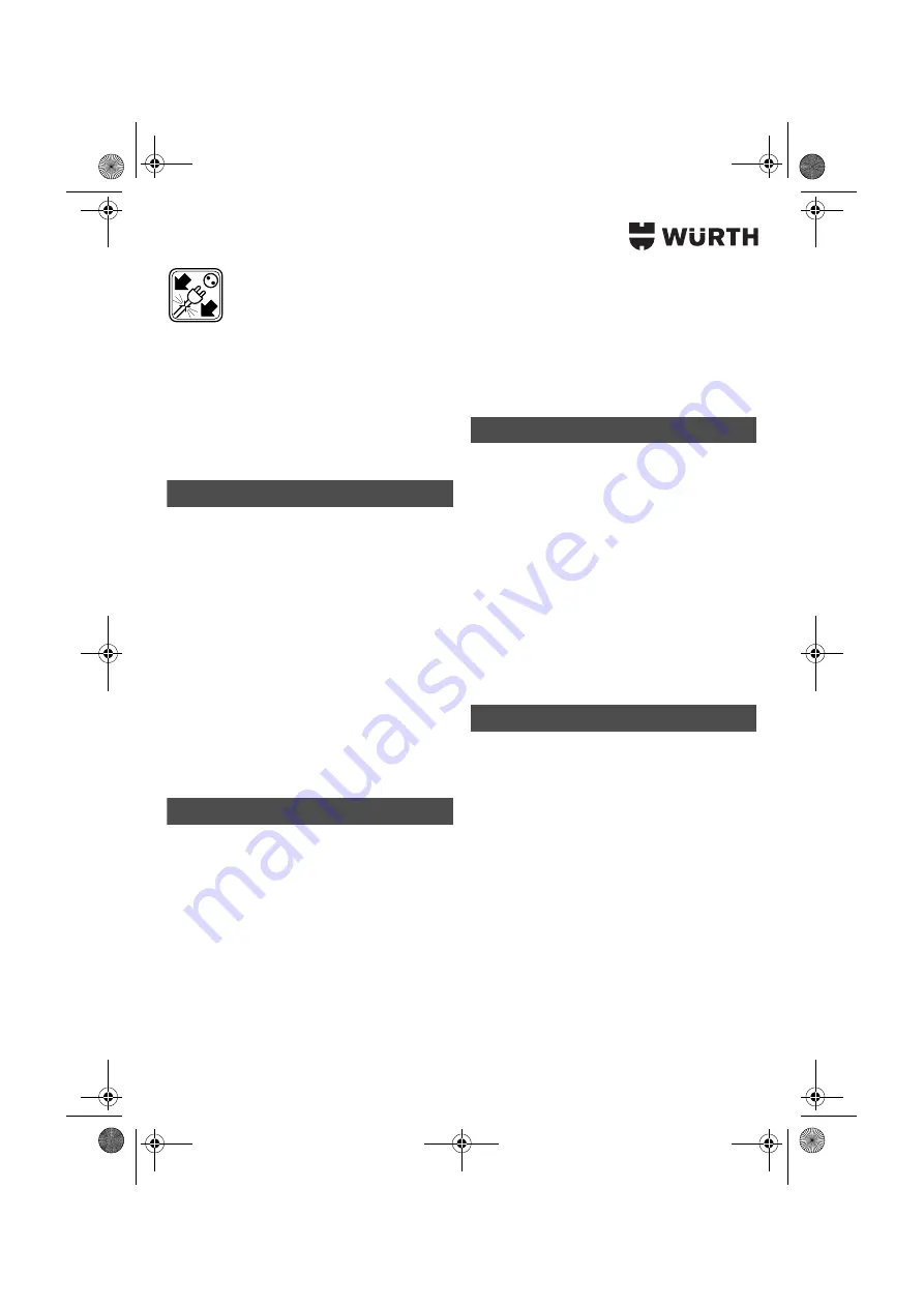 Würth 07021211 Operating Instructions Manual Download Page 162