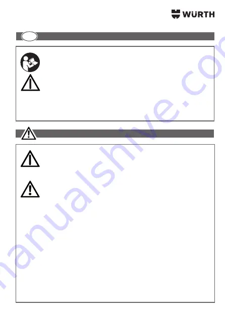 Würth 0715 53 001 Translation Of The Original Operating Instructions Download Page 3