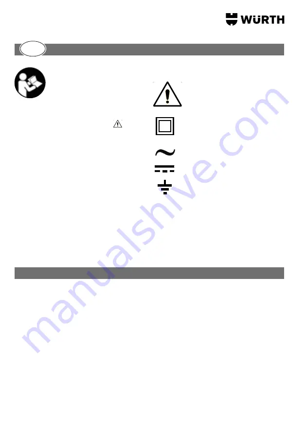 Würth 0715 53 429 Operating Instructions Manual Download Page 40