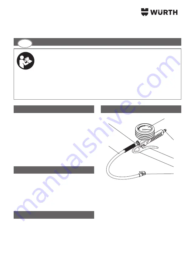 Würth 0715 54 05 Operating Instructions Manual Download Page 4