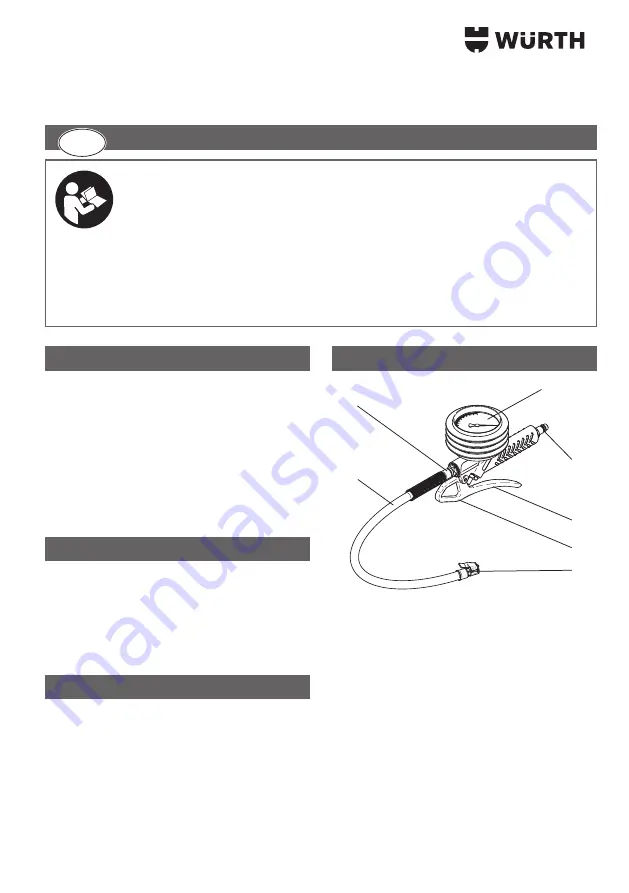 Würth 0715 54 05 Operating Instructions Manual Download Page 22