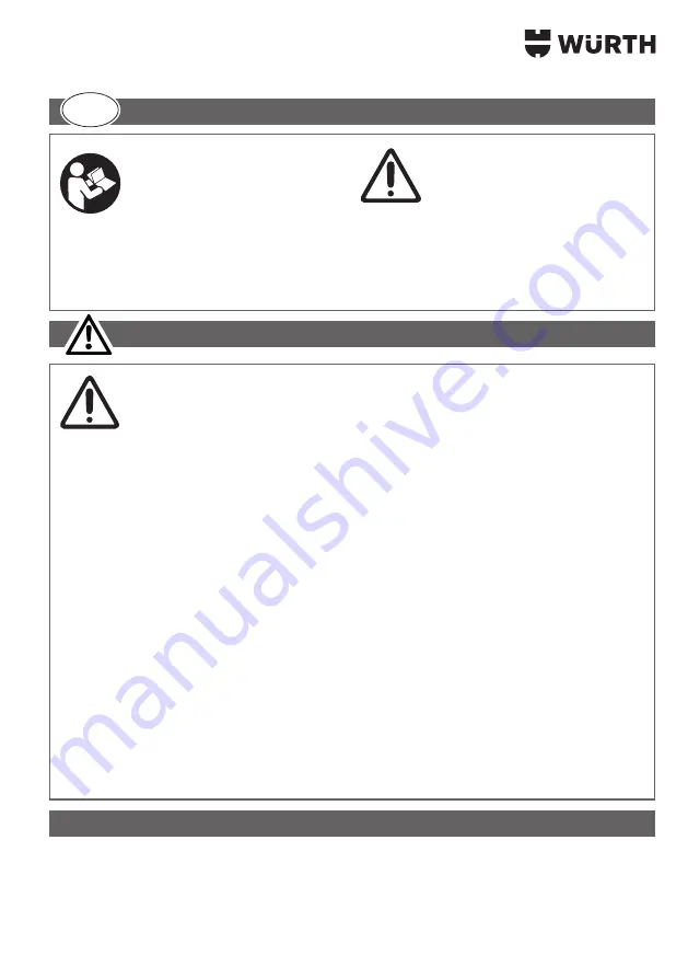 Würth 0715 93 000 Operating Instructions Manual Download Page 15