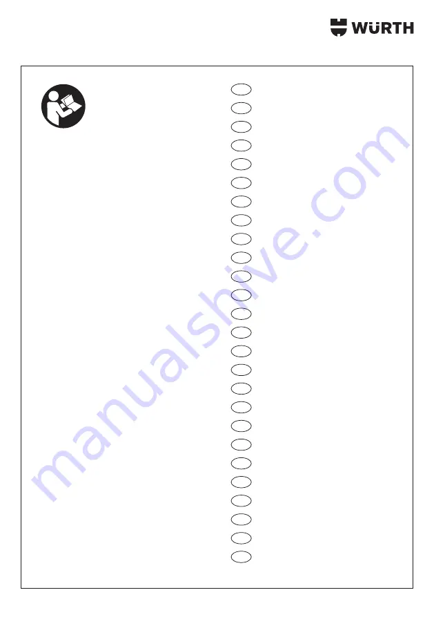 Würth 071553165 Translation Of The Original Operating Instructions Download Page 2