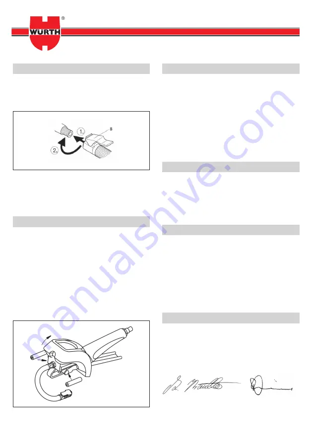 Würth 071554055 User Instructions Download Page 33