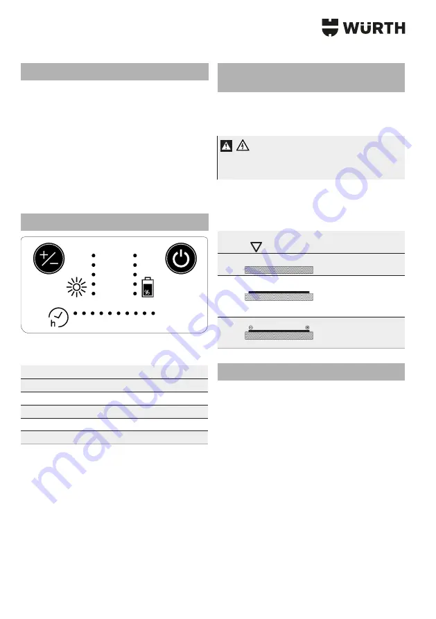 Würth 0827 981 501 Translation Of The Original Operating Instructions Download Page 64