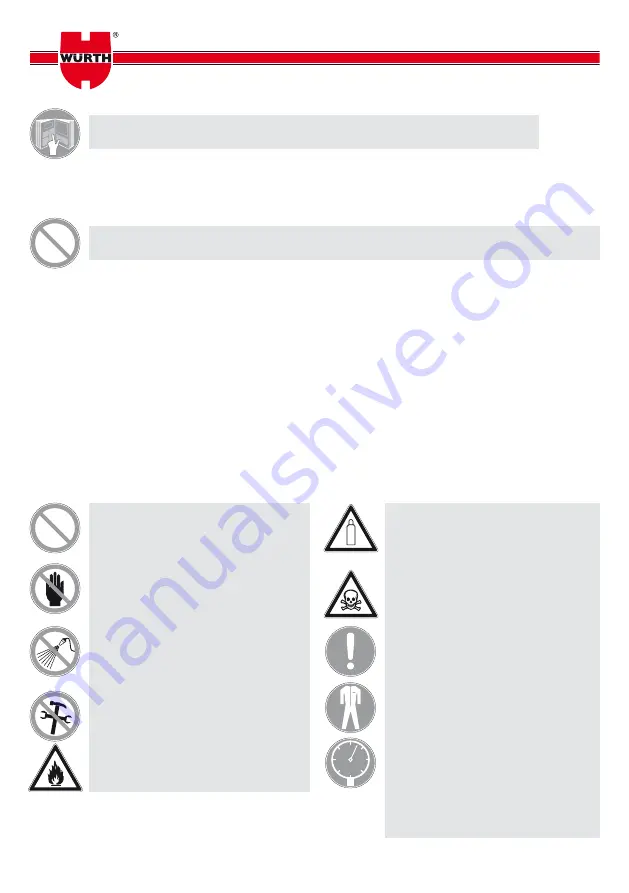 Würth 0891 385 005 Instructions For Use Manual Download Page 46