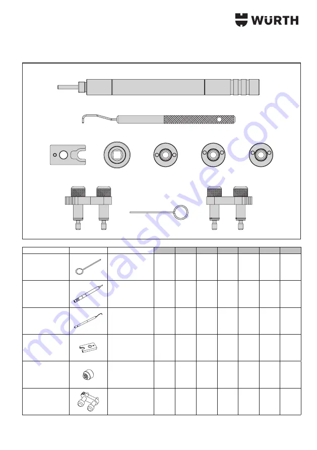 Würth 1952 006 340 Скачать руководство пользователя страница 2