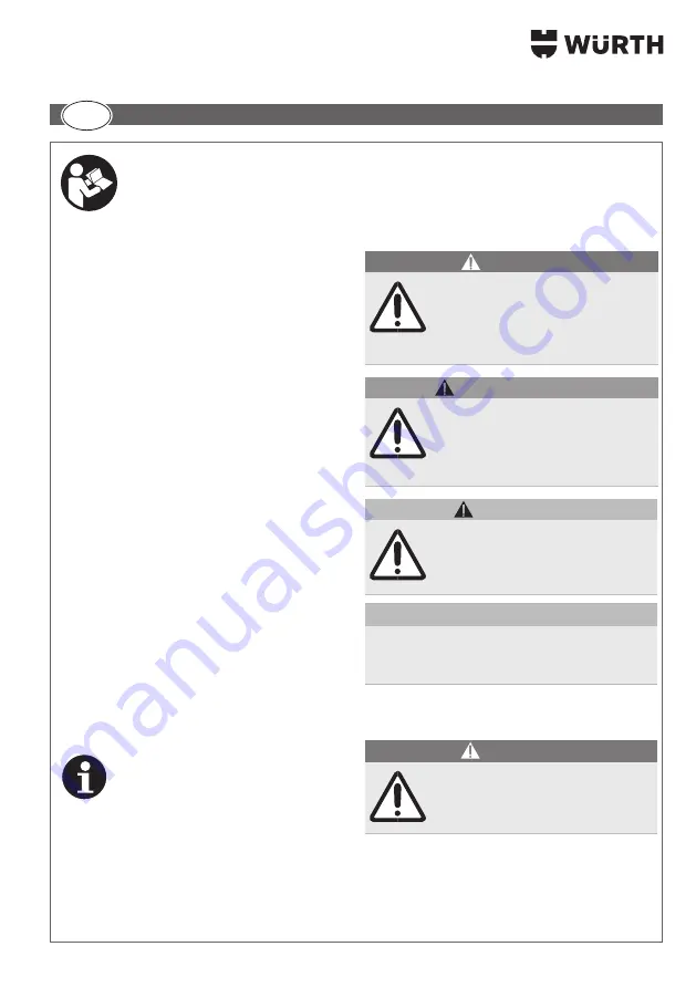 Würth 5634 003 201 Translation Of The Original Operating Instructions Download Page 19