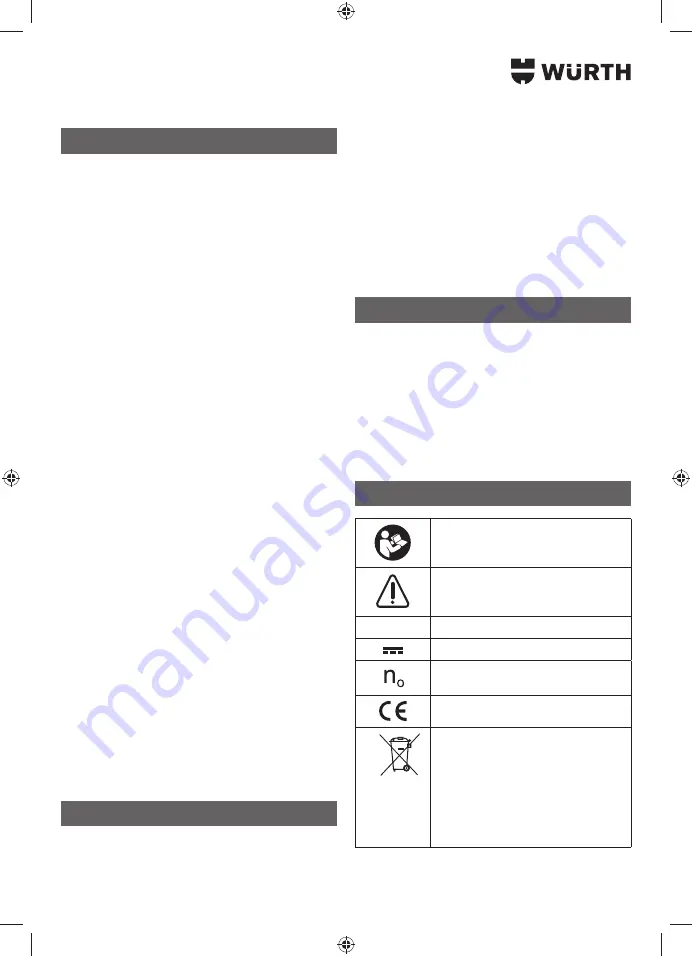 Würth ABS 18 COMPACT Translation Of The Original Operating Instructions Download Page 41