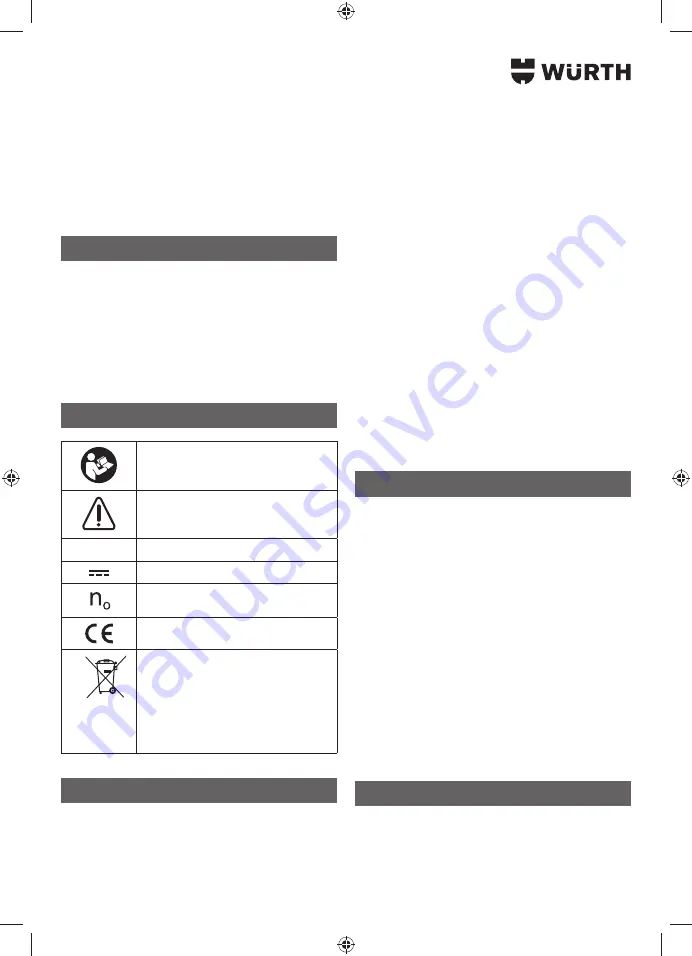 Würth ABS 18 COMPACT Translation Of The Original Operating Instructions Download Page 85