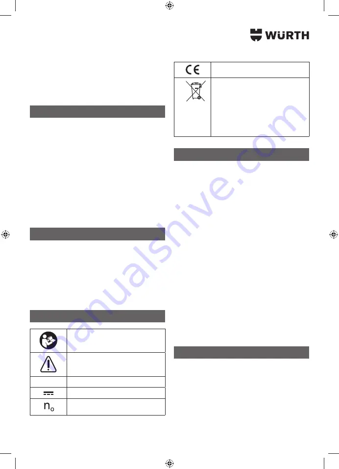 Würth ABS 18 COMPACT Translation Of The Original Operating Instructions Download Page 129