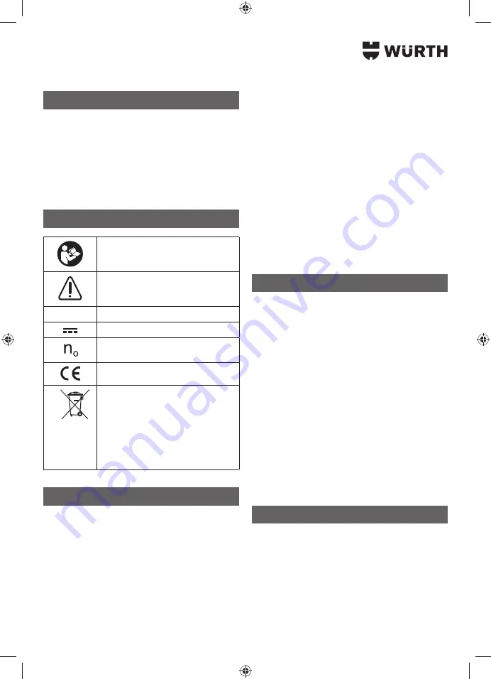 Würth ABS 18 COMPACT Translation Of The Original Operating Instructions Download Page 165