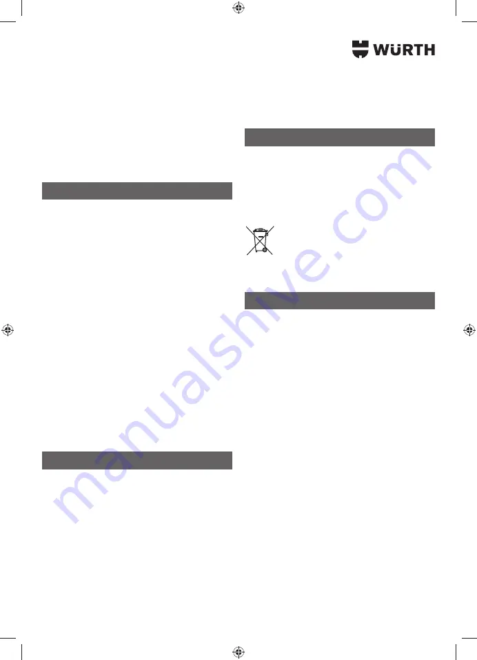 Würth ABS 18 COMPACT Translation Of The Original Operating Instructions Download Page 173