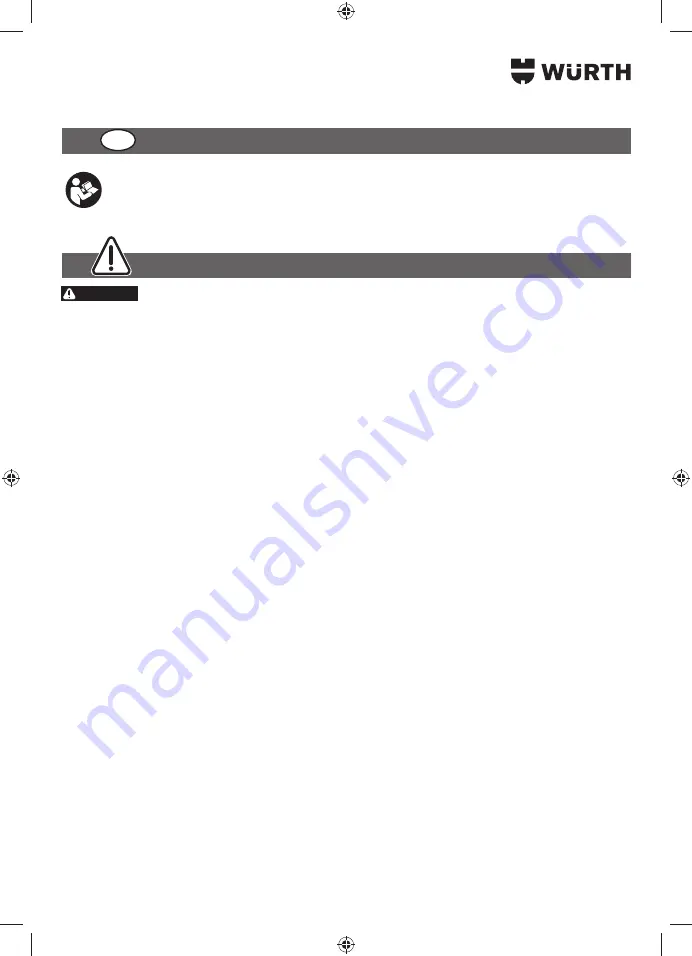 Würth ABS 18 POWER Translation Of The Original Operating Instructions Download Page 10