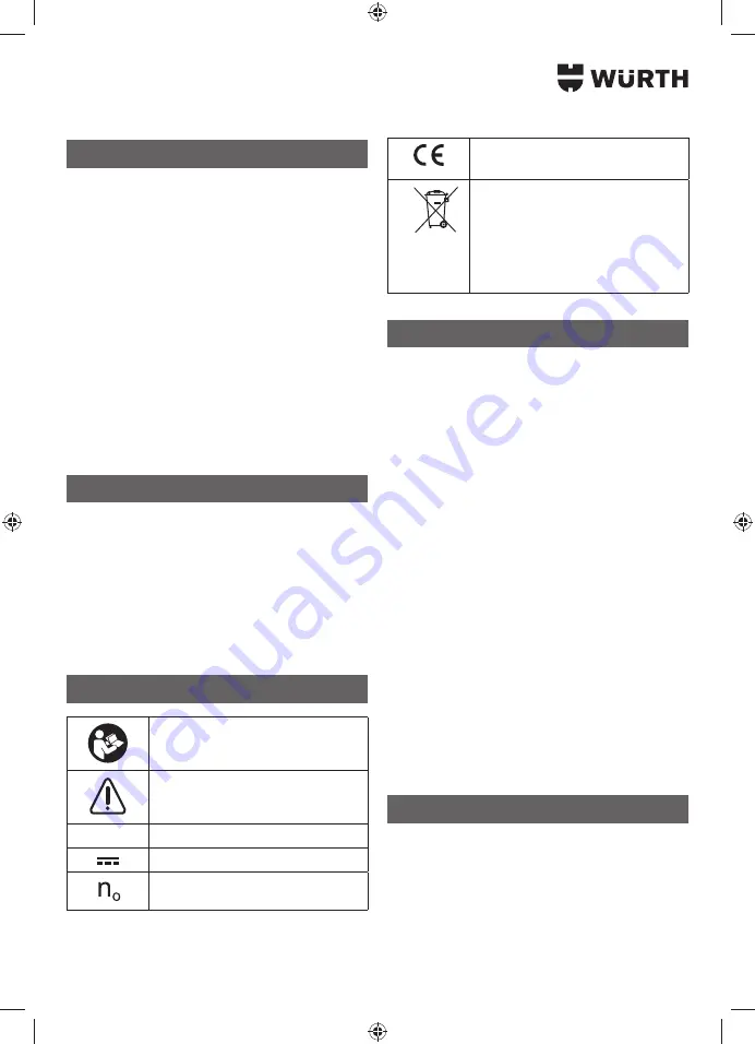 Würth ABS 18 POWER Translation Of The Original Operating Instructions Download Page 83