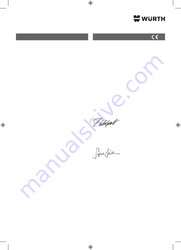 Würth ABS 18 POWER Translation Of The Original Operating Instructions Download Page 115