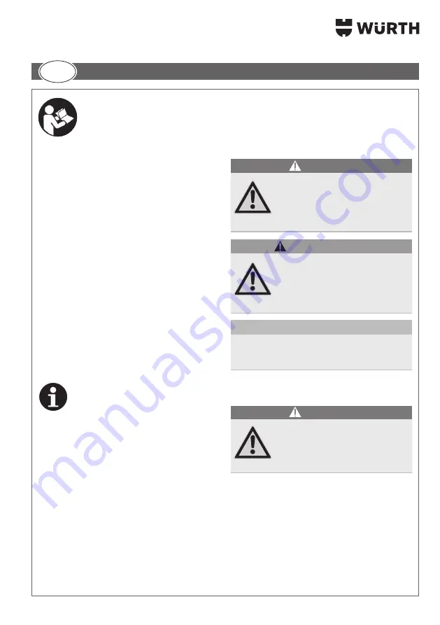 Würth AM 600 AC/DC Original Operating Instructions Download Page 159