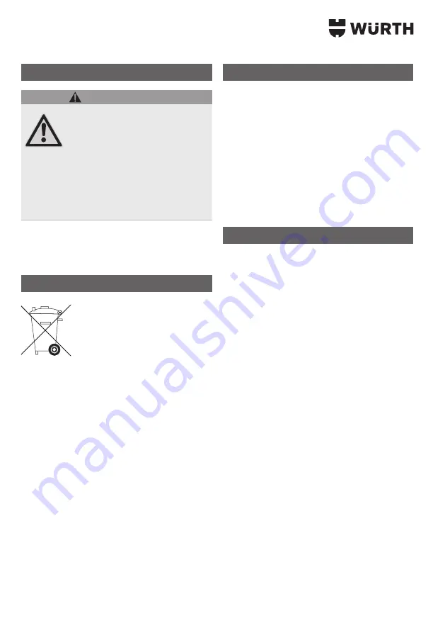 Würth AM 600 AC/DC Original Operating Instructions Download Page 186