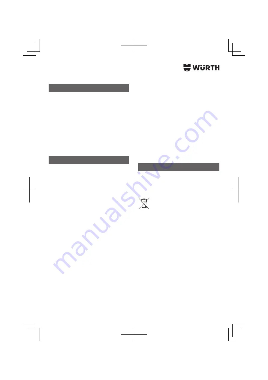 Würth BMH 40-BL Скачать руководство пользователя страница 114