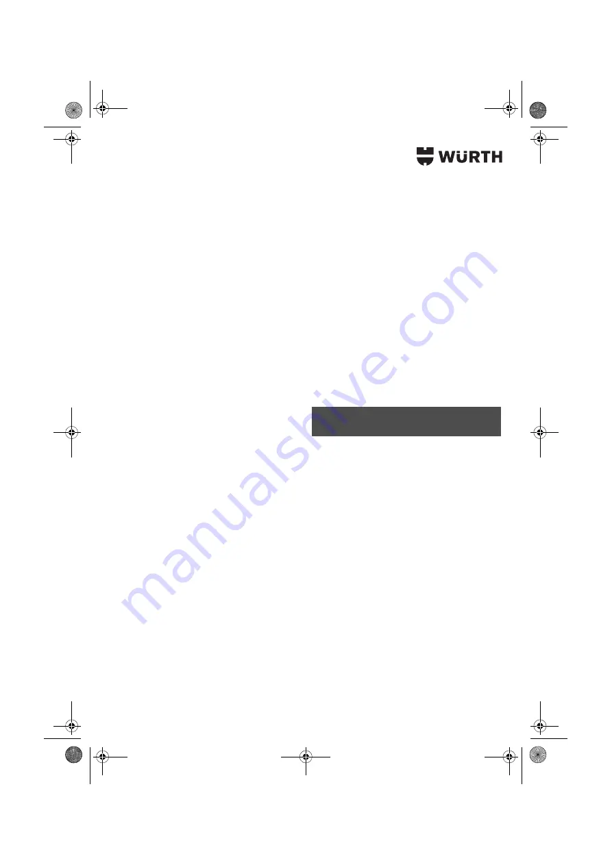 Würth BS 14-A Compact Скачать руководство пользователя страница 51