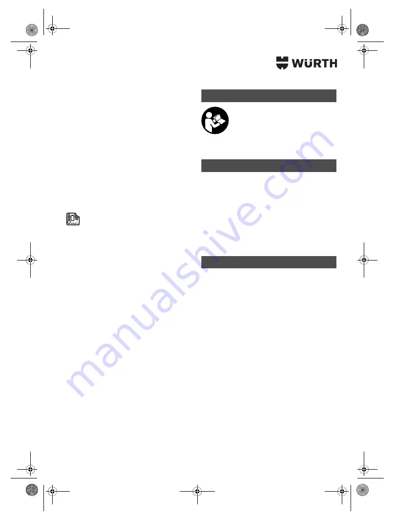 Würth EMS 18-A EC SL Translation Of The Original Operating Instructions Download Page 209