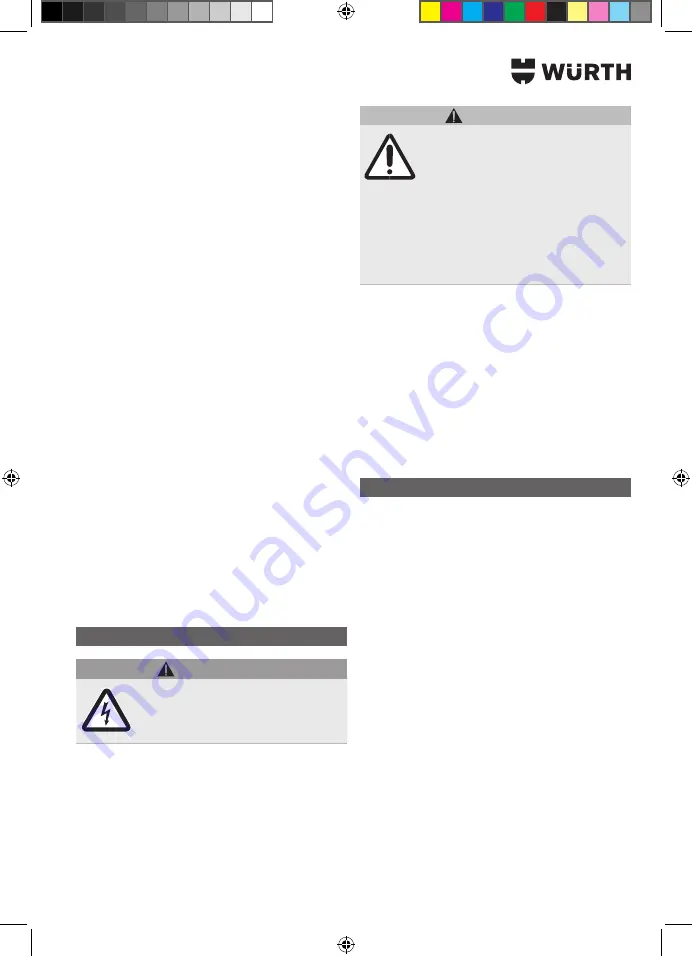 Würth EVAPO MAT 0891 764 400 Translation Of The Original Operating Instructions Download Page 7