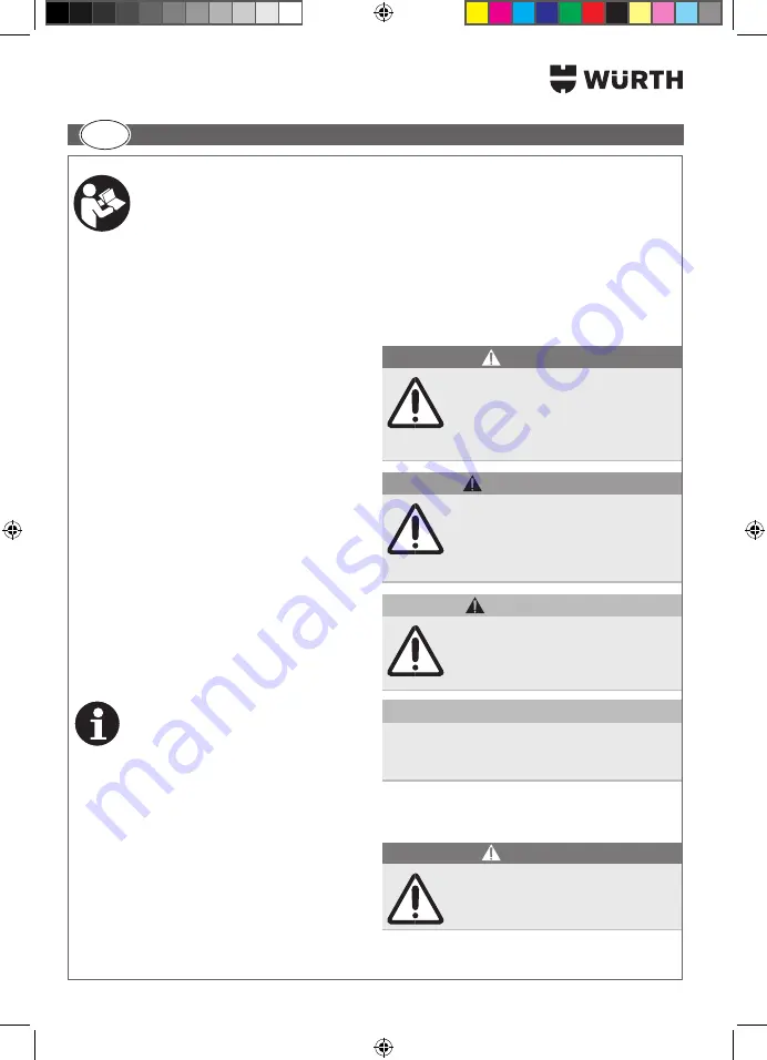 Würth EVAPO MAT 0891 764 400 Translation Of The Original Operating Instructions Download Page 24