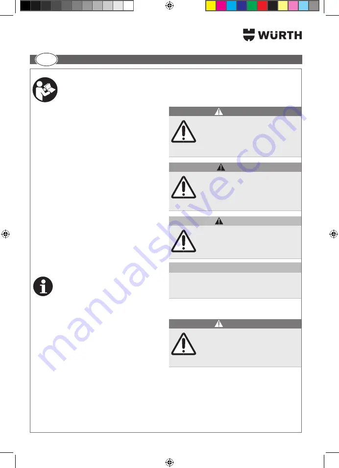 Würth EVAPO MAT 0891 764 400 Translation Of The Original Operating Instructions Download Page 64