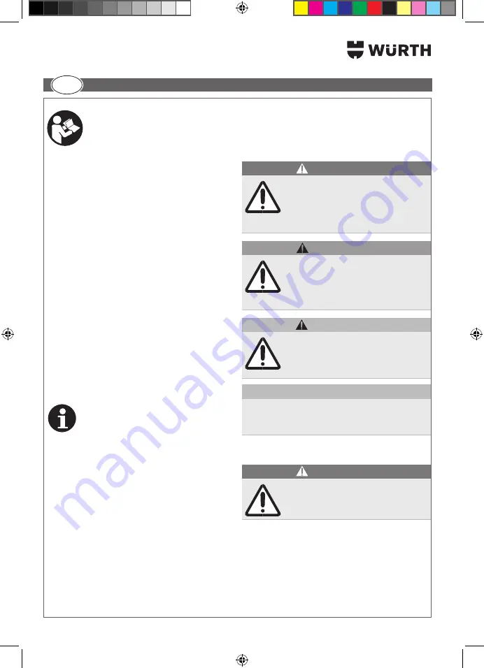 Würth EVAPO MAT 0891 764 400 Translation Of The Original Operating Instructions Download Page 94