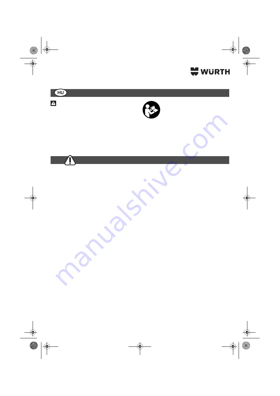 Würth HKS 18-A Translation Of The Original Operating Instructions Download Page 142