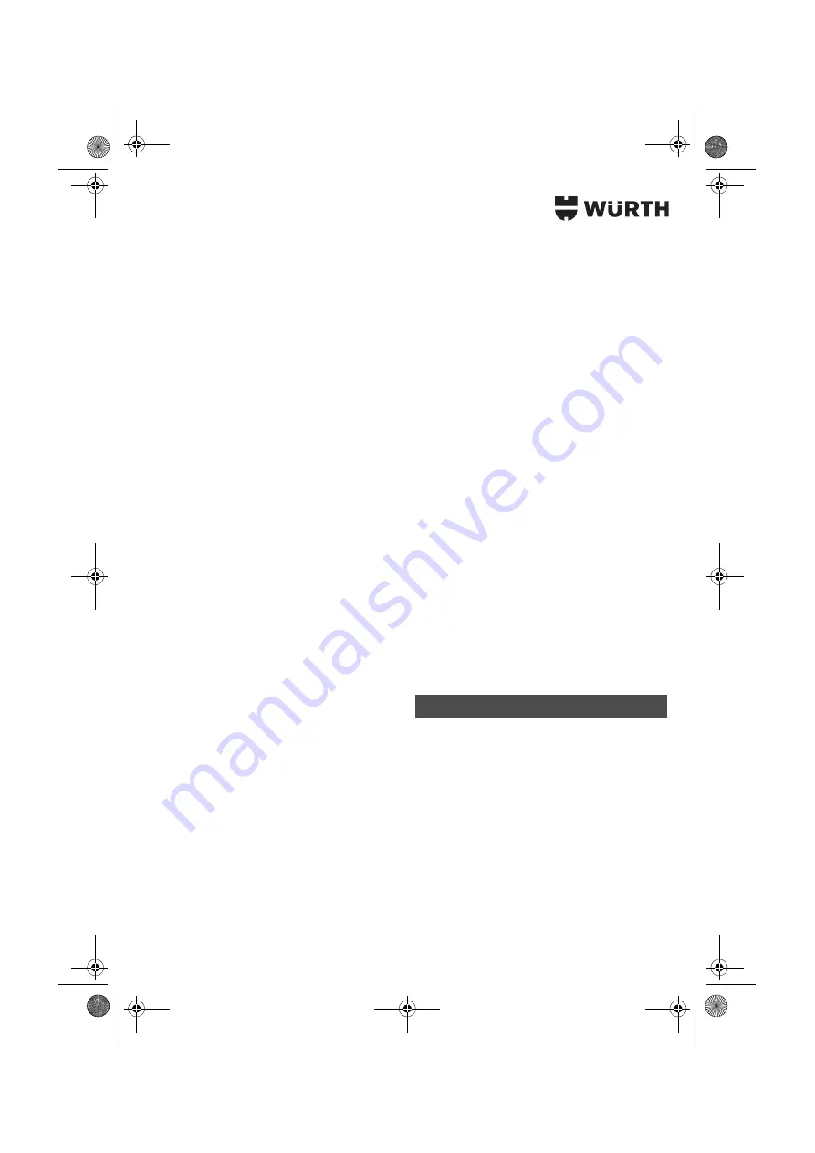 Würth HKS 65-E POWER Translation Of The Original Operating Instructions Download Page 7