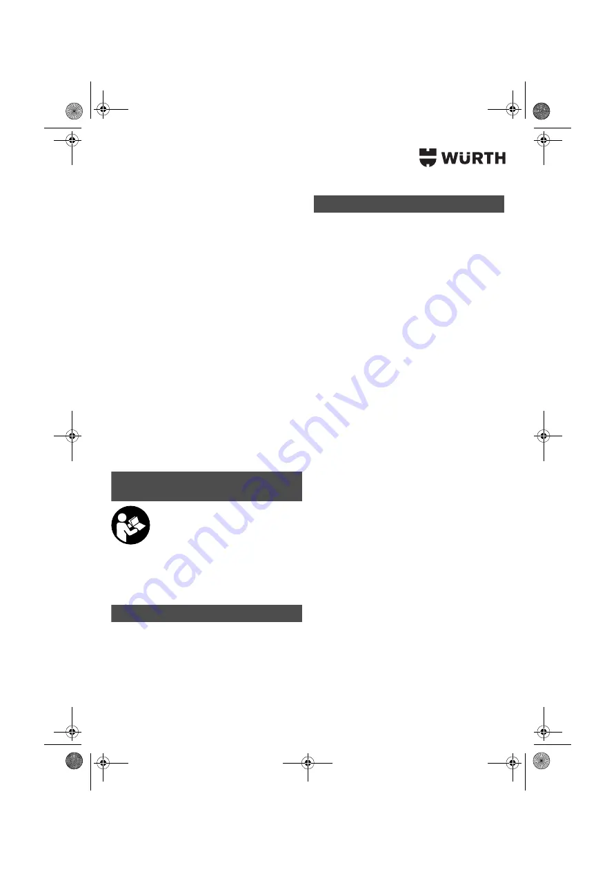 Würth HKS 65-E POWER Translation Of The Original Operating Instructions Download Page 35