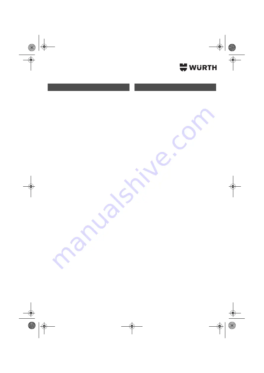 Würth HKS 65-E POWER Translation Of The Original Operating Instructions Download Page 56