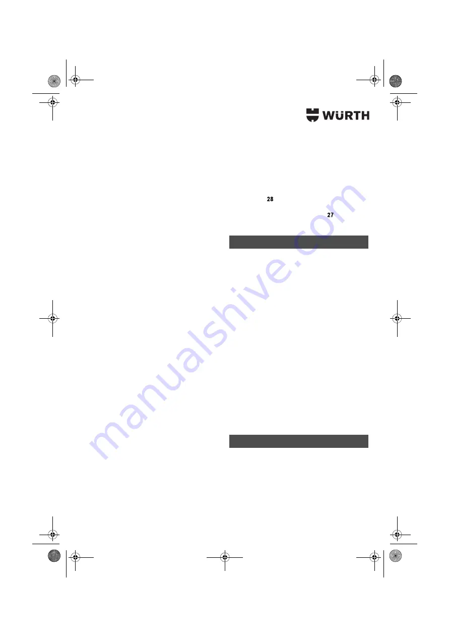 Würth HKS 65-E POWER Translation Of The Original Operating Instructions Download Page 82