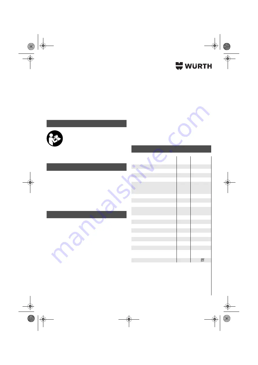 Würth HKS 65-E POWER Translation Of The Original Operating Instructions Download Page 111