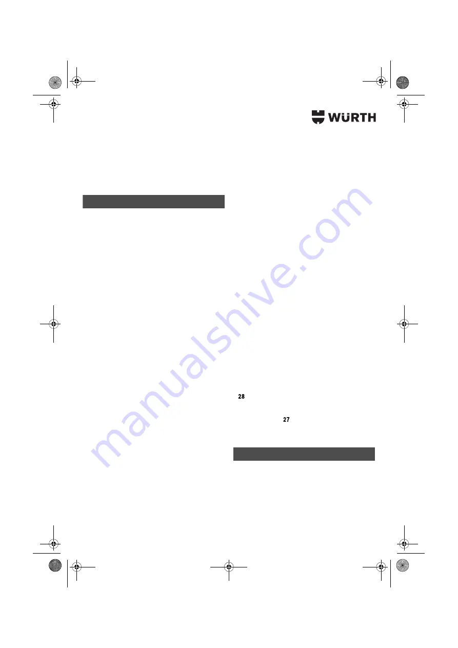 Würth HKS 65-E POWER Translation Of The Original Operating Instructions Download Page 132