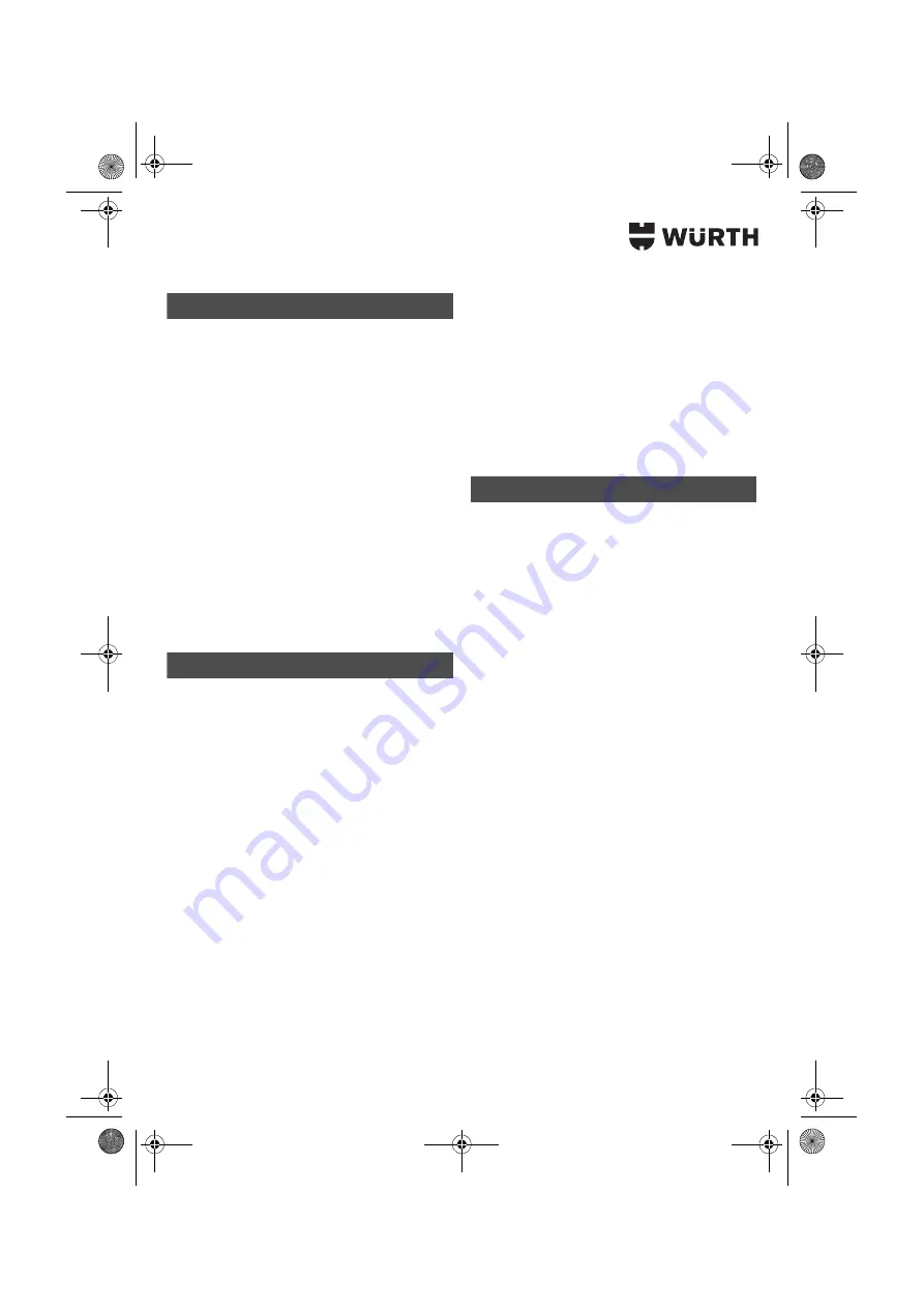 Würth HKS 65-E POWER Translation Of The Original Operating Instructions Download Page 139