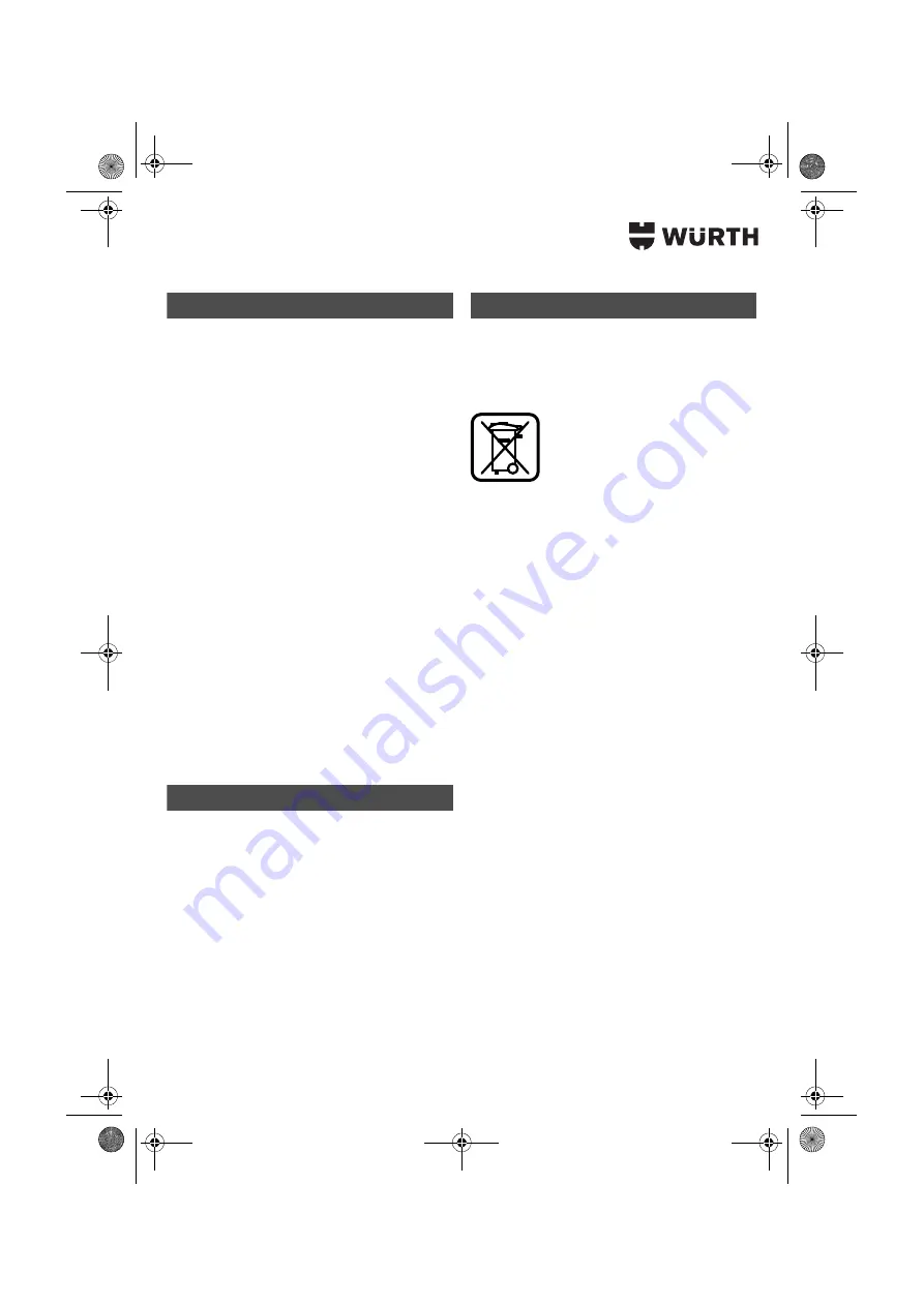 Würth HKS 65-E POWER Translation Of The Original Operating Instructions Download Page 210