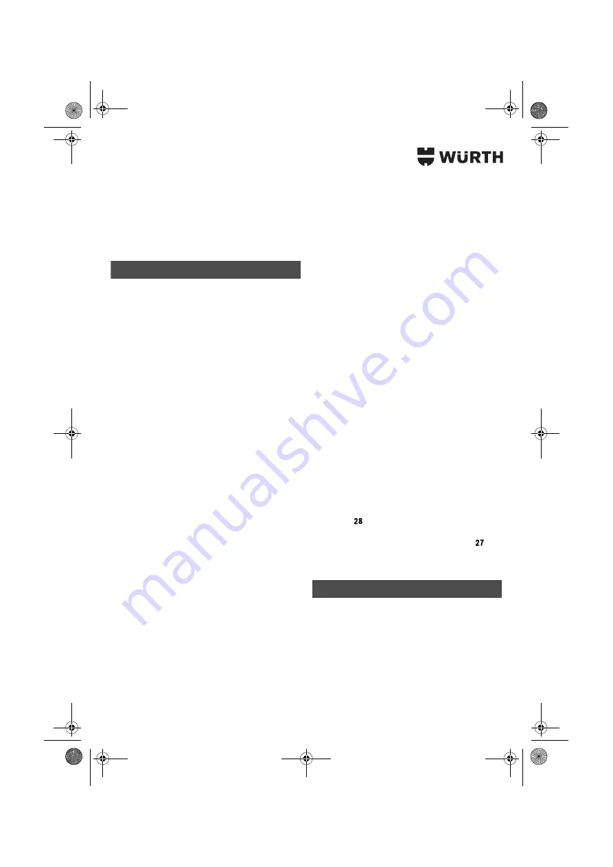 Würth HKS 65-E POWER Translation Of The Original Operating Instructions Download Page 217